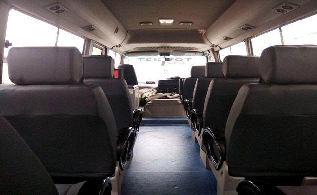 11 Seater Toyota Van On Rent | Hire Toyota Coaster Minivan