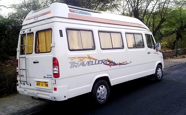 13 Seater Tempo Traveller Hire Delhi | Traveler Van Rent In India